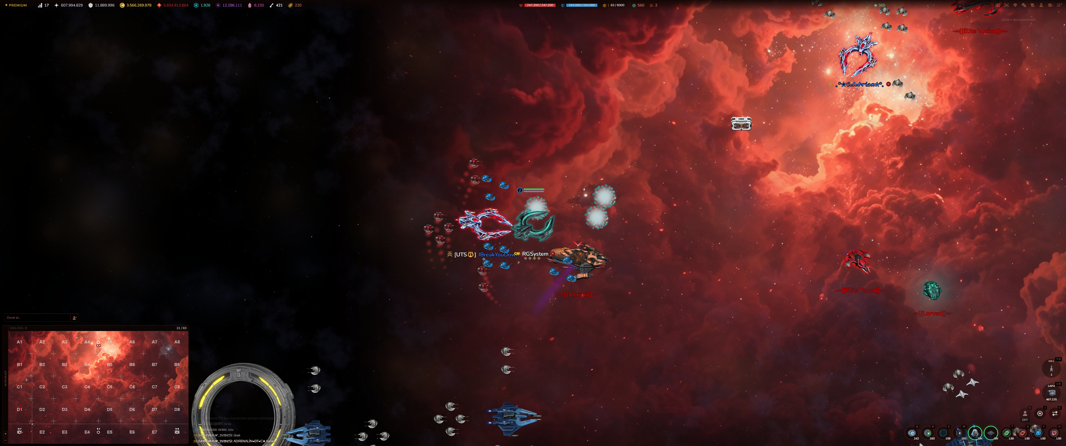Planet battle